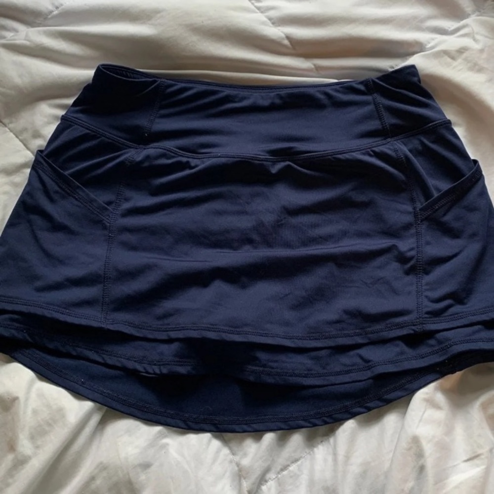 Navy tennis skirt
